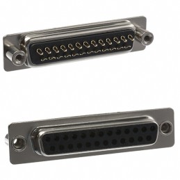 1 pcs : 171-025-203L021 - CONN D-SUB RCPT 25POS PNL MNT