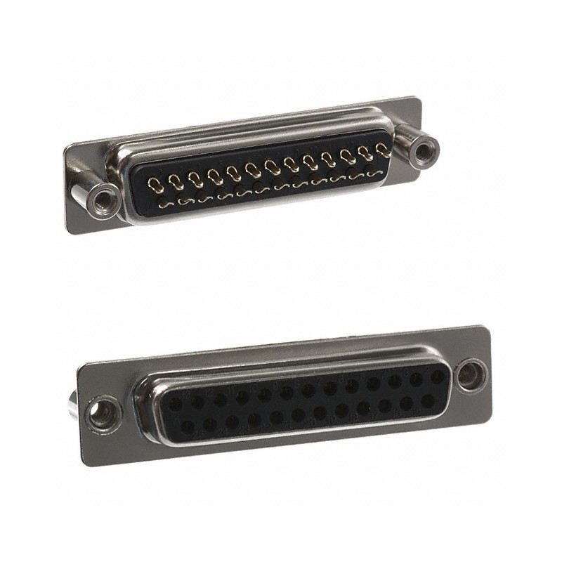 1 pcs : 171-025-203L021 - CONN D-SUB RCPT 25POS PNL MNT