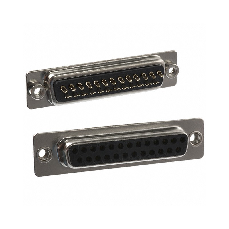 1 pcs : 171-025-203L011 - CONN D-SUB RCPT 25POS PNL MNT