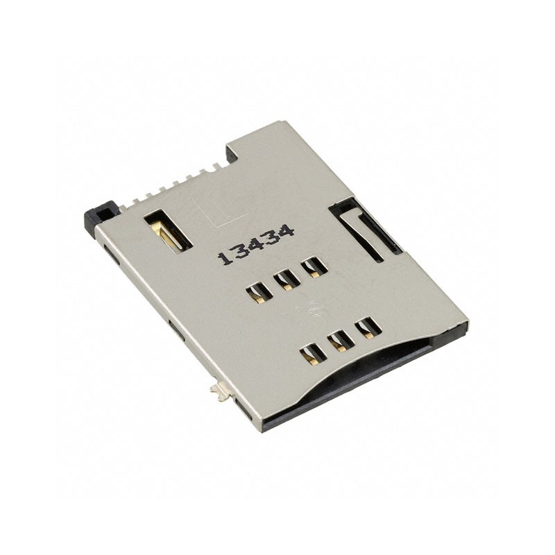 1 pcs : 0475532001 - CONN SIM CARD PUSH-PUSH R/A SMD
