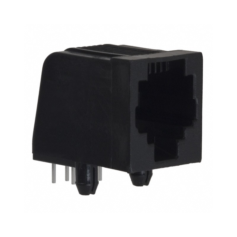 1 pcs : 5520470-3 - CONN MOD JACK 6P6C R/A UNSHLD