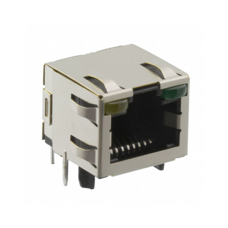 1 pcs : 6116173-1 - CONN MOD JACK 8P8C R/A SHIELDED