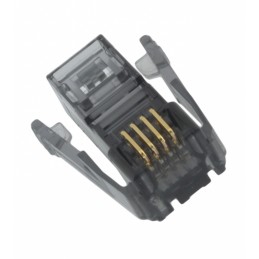 1 pcs : 1-520424-1 - CONN PLUG 4POS SDL 24-26AWG RND