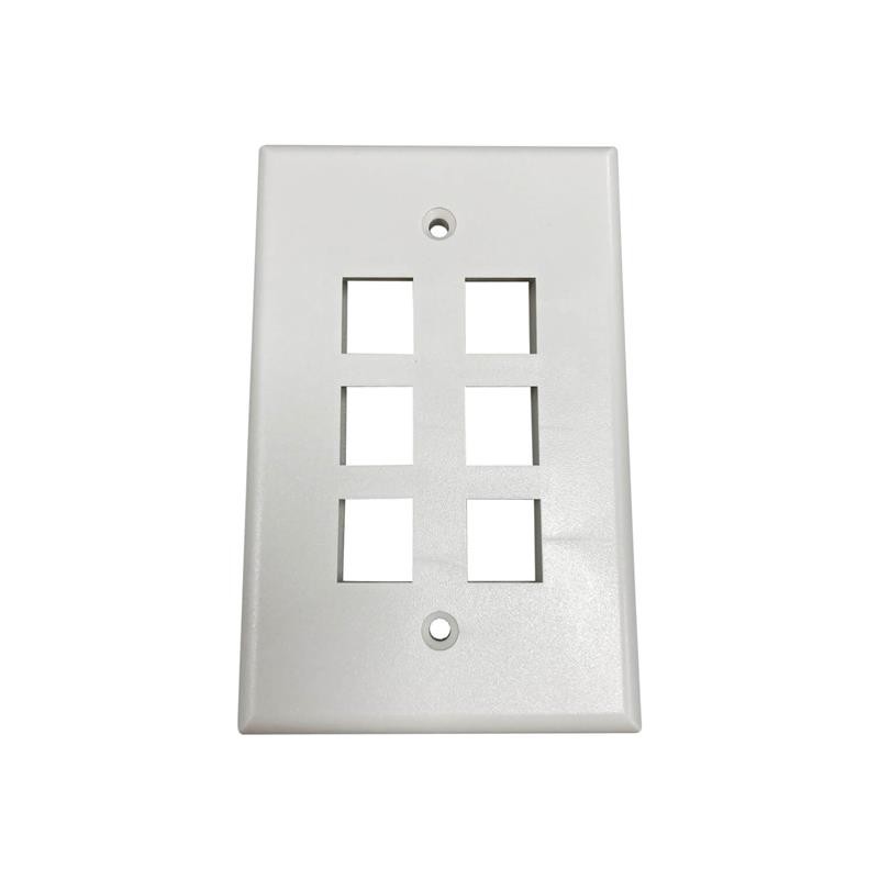 1 pcs : N042AB-006-IVM - SAFE-IT 6-PORT SINGLE-GANG KEYST