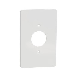 1 pcs : SQWS422001WH - 1 G MID+ SINGLE OUTLET WALL PLAT