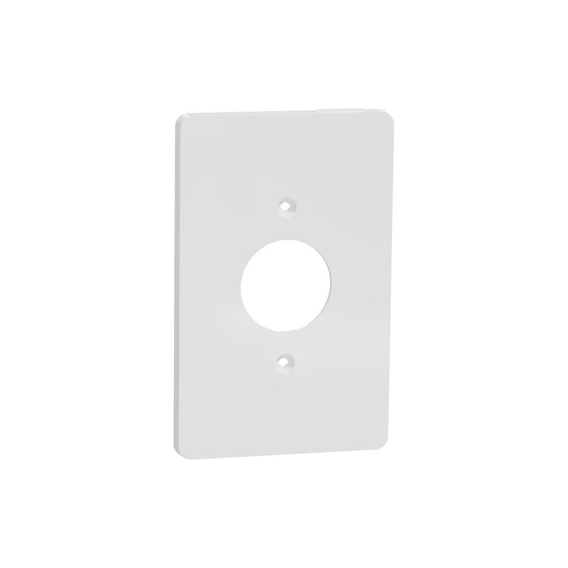 1 pcs : SQWS422001WH - 1 G MID+ SINGLE OUTLET WALL PLAT