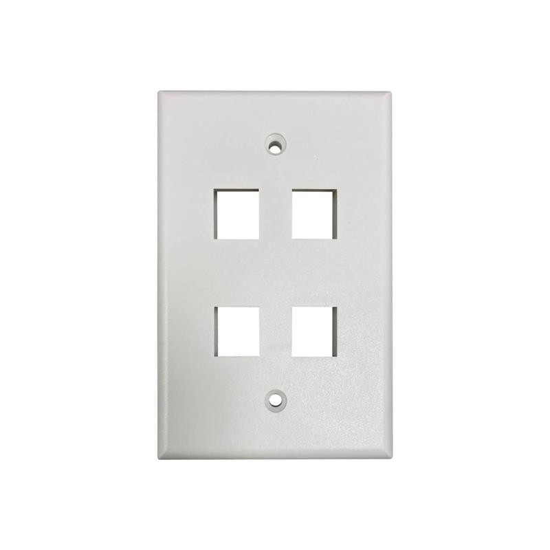 1 pcs : N042AB-004-IVM - SAFE-IT 4-PORT SINGLE-GANG KEYST