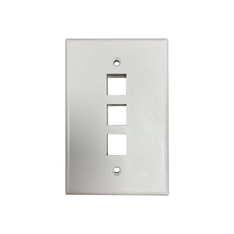 1 pcs : N042AB-003-IVM - SAFE-IT 3-PORT SINGLE-GANG KEYST