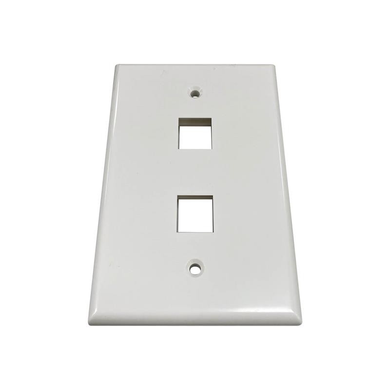 1 pcs : N042AB-002-IVG - SAFE-IT 2-PORT SINGLE-GANG KEYST