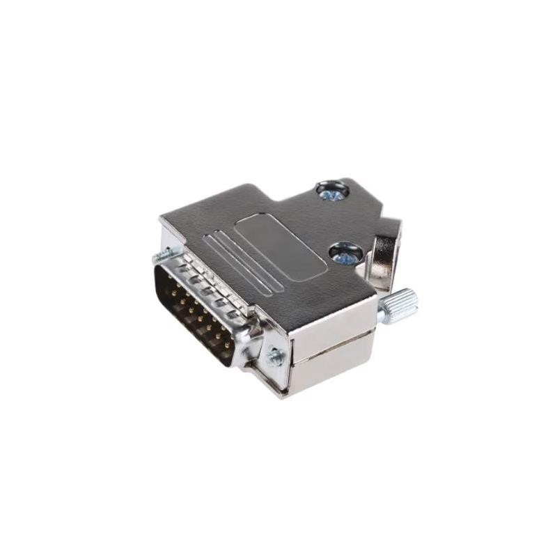 1 pcs : MHD45PK15-DB15P-K - 15 WAY D-SUB HOOD METPLAS SIDE E