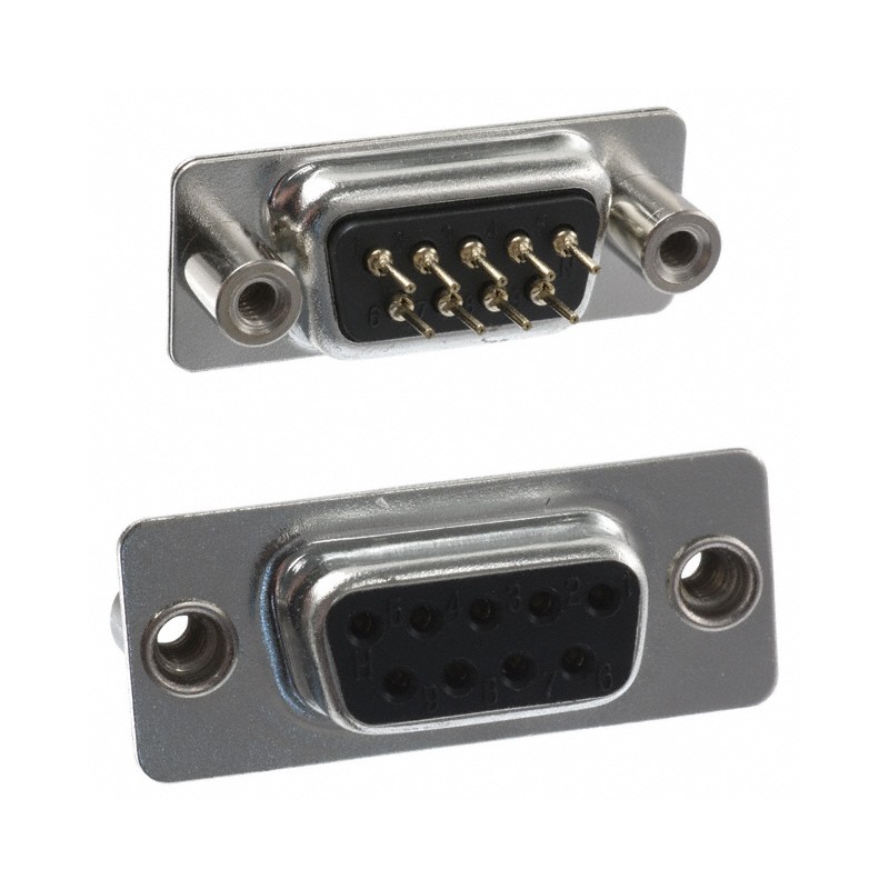 1 pcs : 171-009-213R021 - CONN D-SUB RCPT 9P PNL MNT SLDR