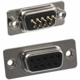 1 pcs : 171-009-213R011 - CONN D-SUB RCPT 9P PNL MNT SLDR