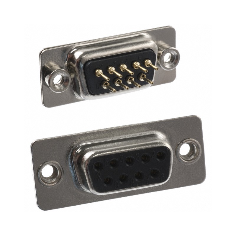 1 pcs : 171-009-213R011 - CONN D-SUB RCPT 9P PNL MNT SLDR