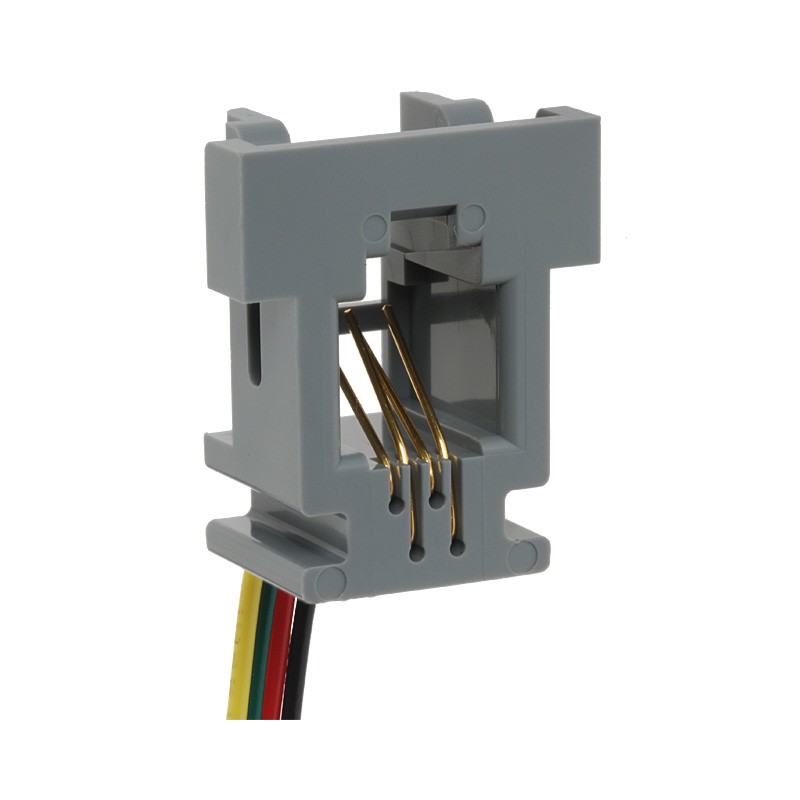 1 pcs : TM1R-616B44-35S-150M - CONN MOD JACK 4P4C UNSHIELDED