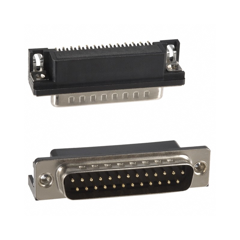 1 pcs : 182-025-113R531 - CONN D-SUB PLUG 25POS R/A SLDR