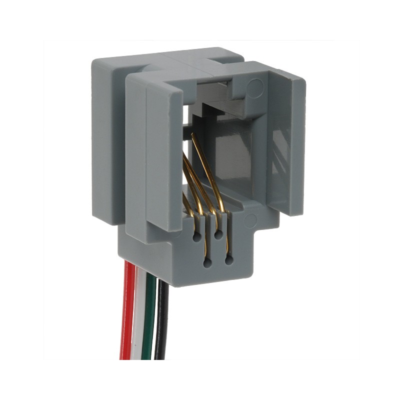 1 pcs : TM1R-616M44-35S-150AM - CONN MOD JACK 4P4C UNSHIELDED