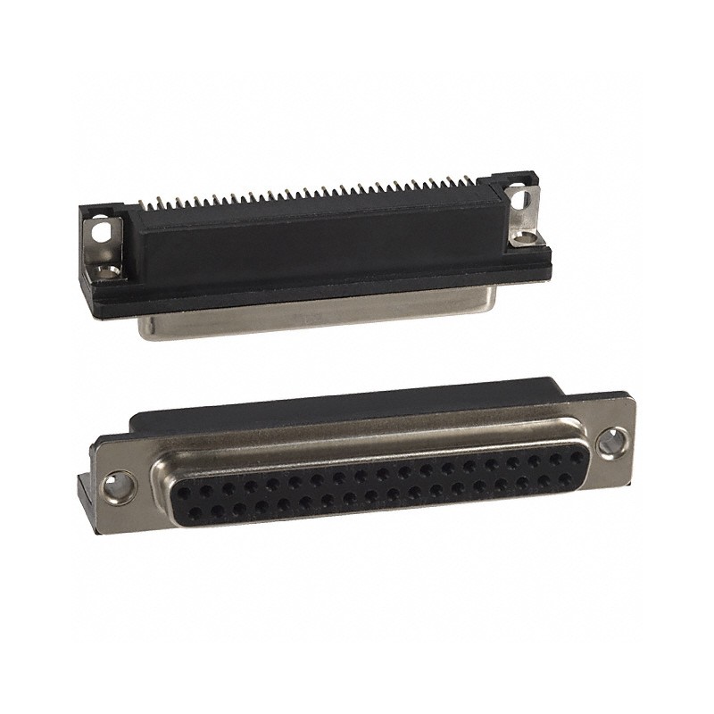 1 pcs : 182-037-213R161 - CONN D-SUB RCPT 37POS R/A SLDR