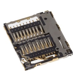 1 pcs : ST50S017VCAR1800 - CONN MICRO SD CARD PUSH-PUSH SMD