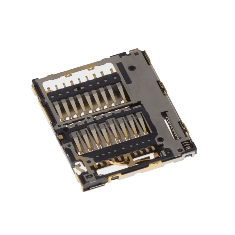 1 pcs : ST50S017VCAR1800 - CONN MICRO SD CARD PUSH-PUSH SMD