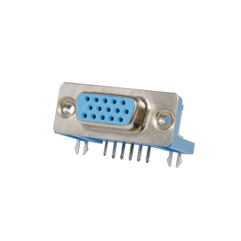 1 pcs : K66X-E15S-N-VESA - CONN D-SUB HD RCPT 15P R/A SLDR
