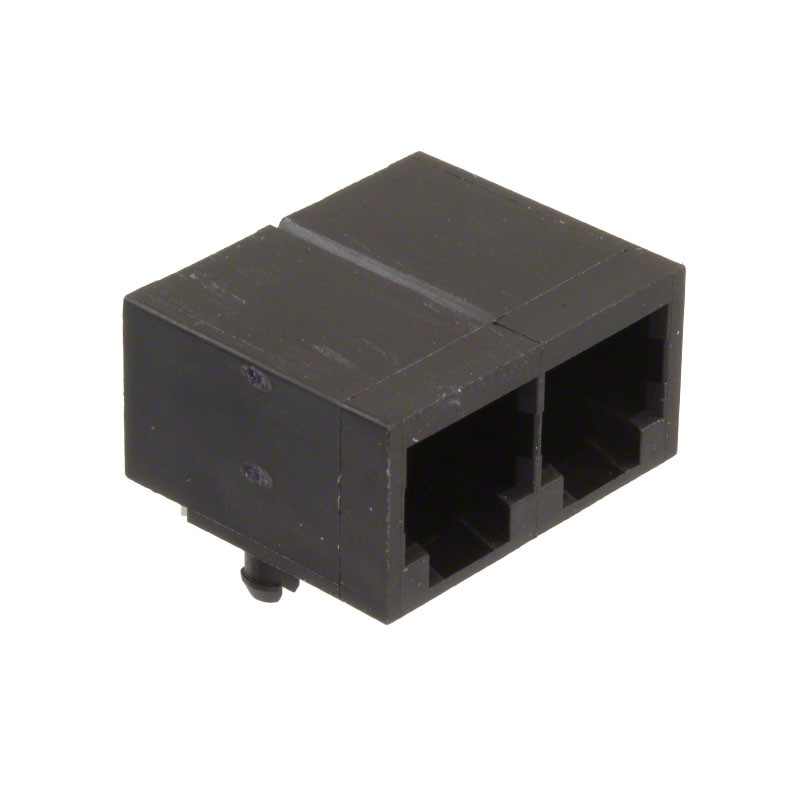 1 pcs : 0432236101 - CONN MOD JACK 6P6C R/A UNSHLD