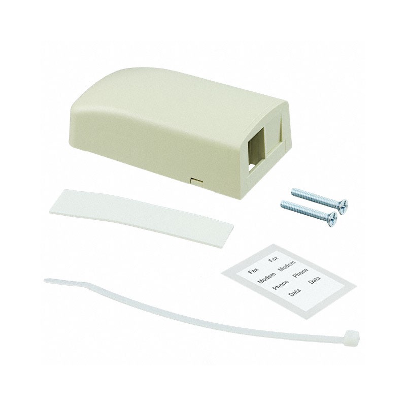 1 pcs : NK2BXEI-A - MOD BOX SMD 2PORT IVORY