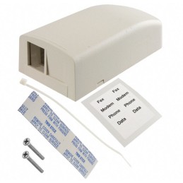 1 pcs : NK2BXIW-A - MOD BOX SMD 2PORT WHITE