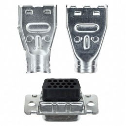 1 pcs : 5748634-1 - CONN D-SUB HD HOUSING RCPT 15POS