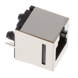 1 pcs : GDX-PNS-66 - MODJACK PERPEND 6P6C SHIELD BLAC