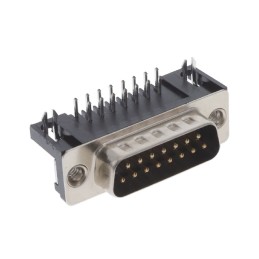 1 pcs : K22X-A15P-N - CONN D-SUB PLUG 15POS R/A SLDR