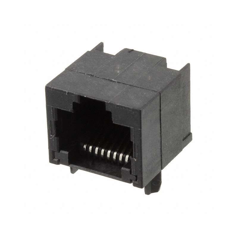 1 pcs : 1-406525-2 - CONN MOD JACK 8P8C R/A UNSHLD