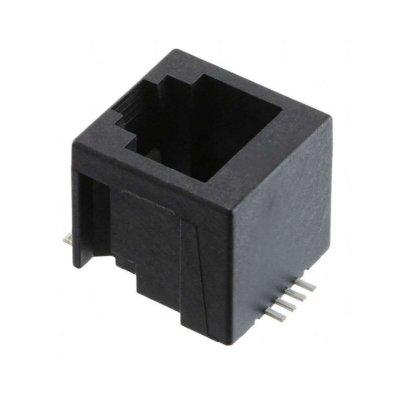 1 pcs : 1-338086-4 - CONN MOD JACK 6P4C VERT UNSHLD