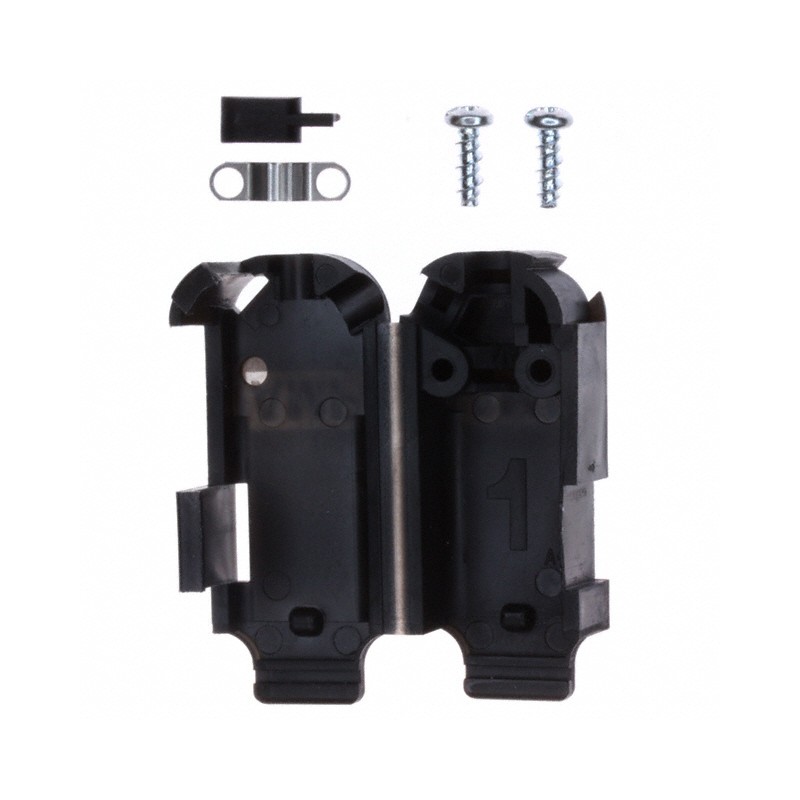 1 pcs : 5750100-1 - CONN BACKSHELL 9P 120/180DEG BLK