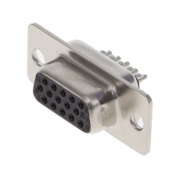 1 pcs : K86X-EA-15S - CONN D-SUB HD RCPT 15POS VERT