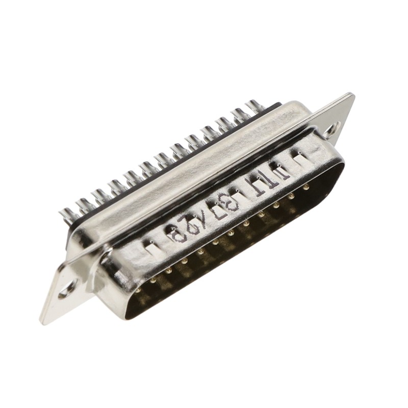 1 pcs : ZDB25P - CONN D-SUB PLUG 25POS PNL MNT