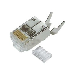 1 pcs : TDS8PC5 - PLUGRJ45 8X8 SHLD W/SR