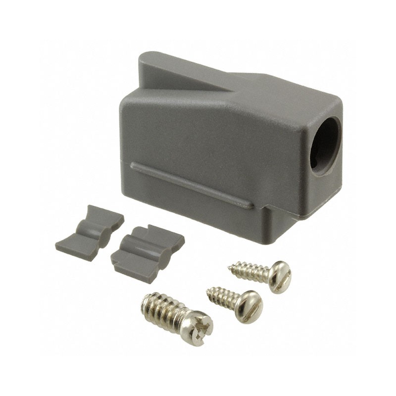 1 pcs : 1731110008 - CONN BACKSHELL 9POS 90DEG GRAY