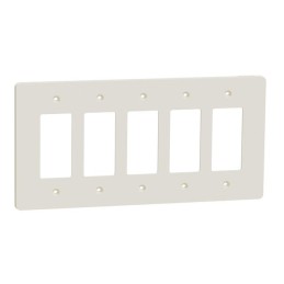 1 pcs : SQWS141005LA - 5 GANG MID+ WALL PLATE LA