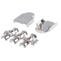 1 pcs : MHDM35-9-K - 9 WAY D-SUB HOOD DIE CAST SIDE E