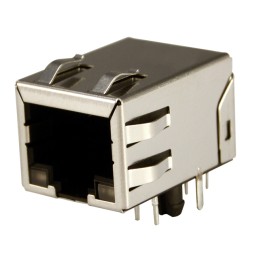 1 pcs : G1LX-188S7-BB-YG1-50 - CONN JACK 1PORT 100 BASE-T PCB