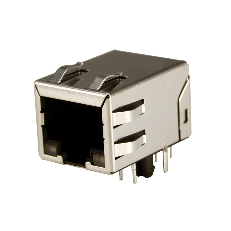 1 pcs : G1LX-188S7-BB-YG1-50 - CONN JACK 1PORT 100 BASE-T PCB