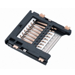 1 pcs : 693072010801 - CONN MICRO SD CARD HINGED TYPE