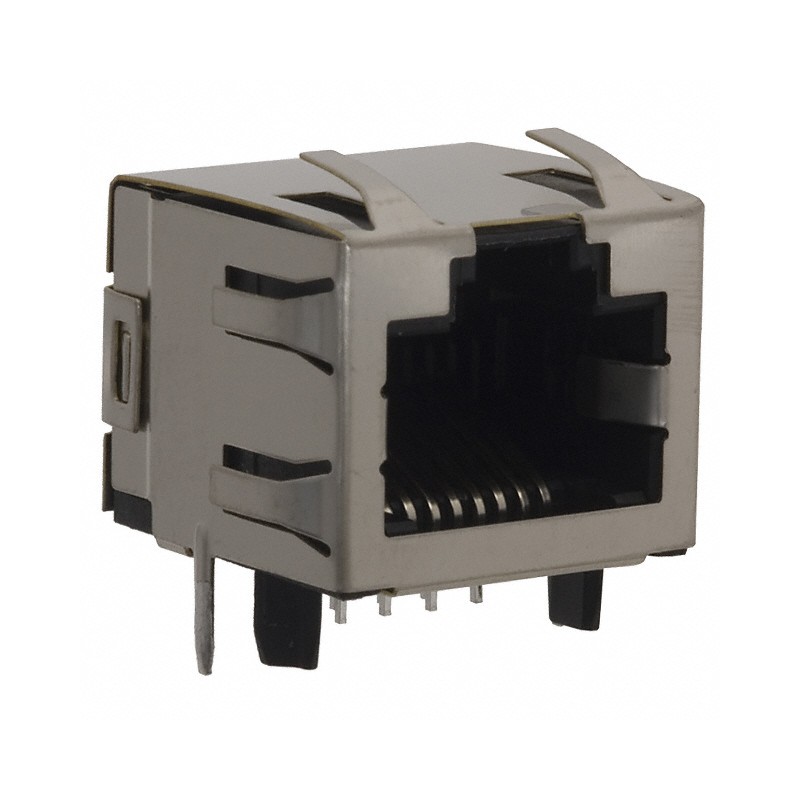 1 pcs : 1-406541-1 - CONN MOD JACK 8P8C R/A SHIELDED