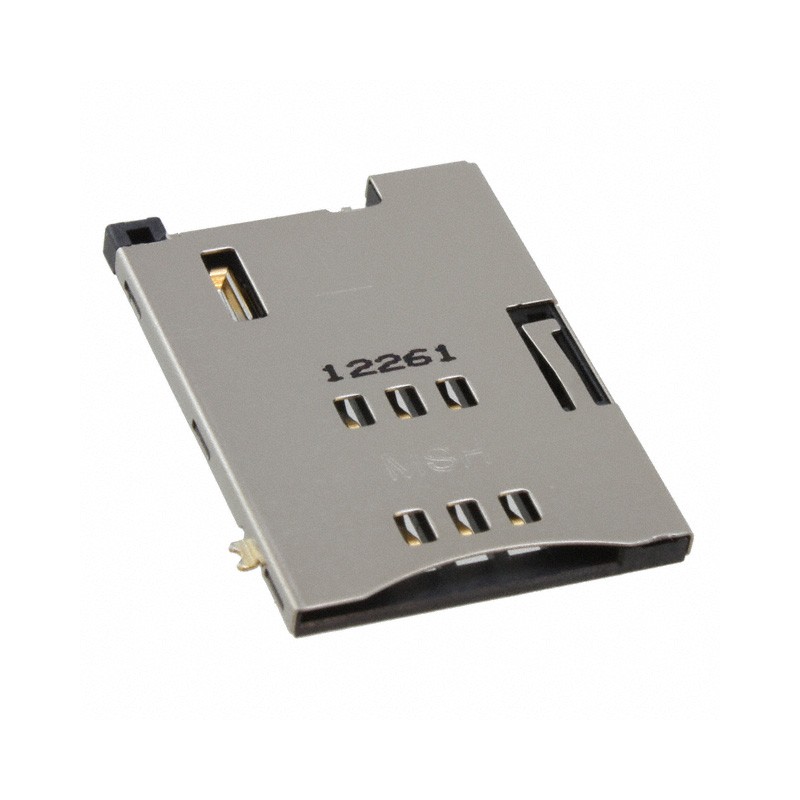 1 pcs : 0475531001 - CONN SIM CARD PUSH-PUSH R/A SMD