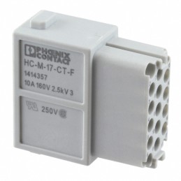 1 pcs : 1414357 - MODULE FEMALE 17POS CRIMP