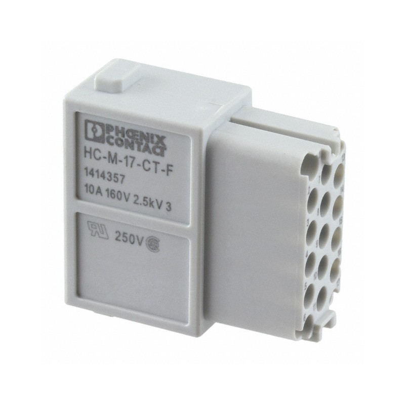 1 pcs : 1414357 - MODULE FEMALE 17POS CRIMP