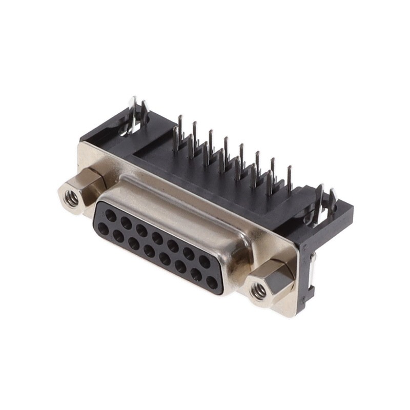 1 pcs : K22X-A15S-NJ - CONN D-SUB RCPT 15POS R/A SLDR