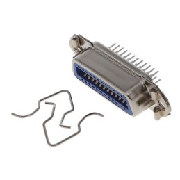 1 pcs : 111-024-213L001 - CONN SCSI RCPT 24POS VERT SOLDER