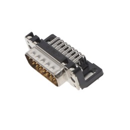 1 pcs : 09652636812 - CONN D-SUB PLUG 15POS R/A SLDR