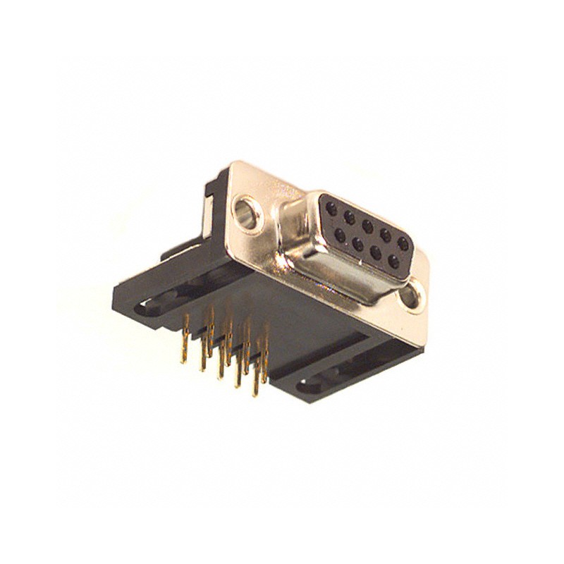 1 pcs : 183-009-213R161 - CONN D-SUB RCPT 9POS R/A SLDR